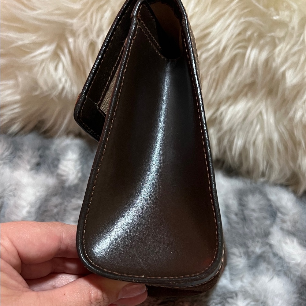 Brown Suede Gucci Ophidia Clutch - Picture 4 of 16